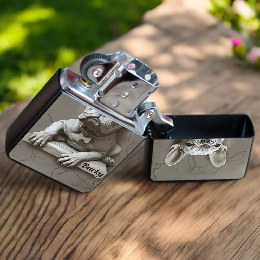 Französische Bulldogge - Personalisierter Feuerzeug für Französische Bulldogge