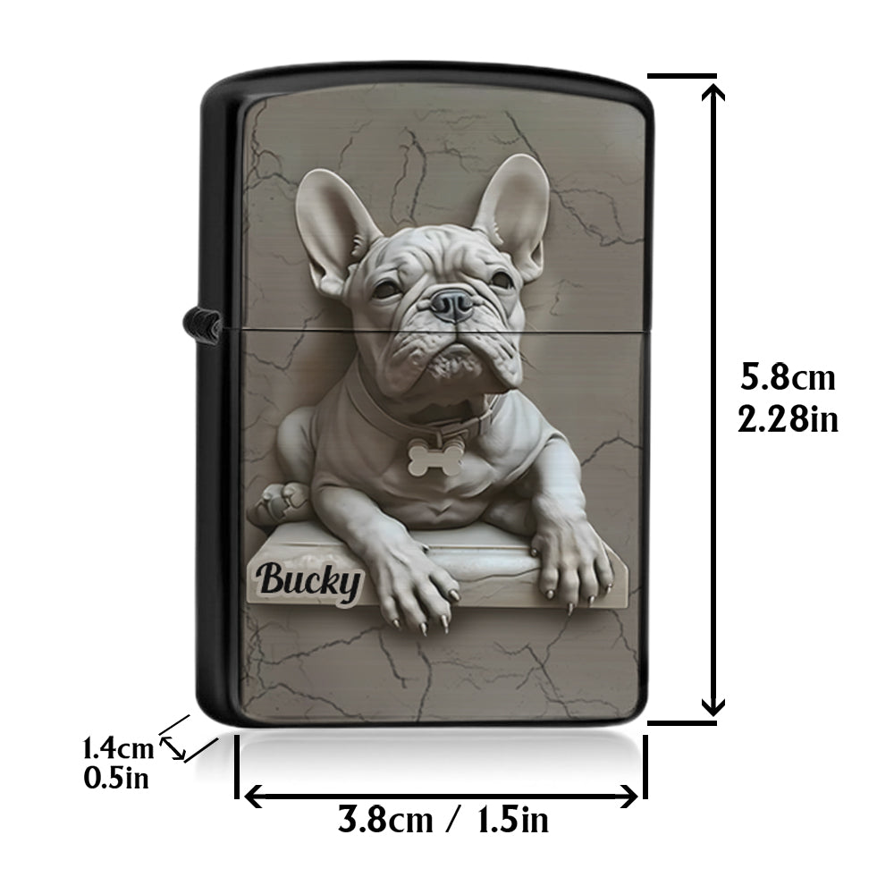 Französische Bulldogge - Personalisierter Feuerzeug für Französische Bulldogge