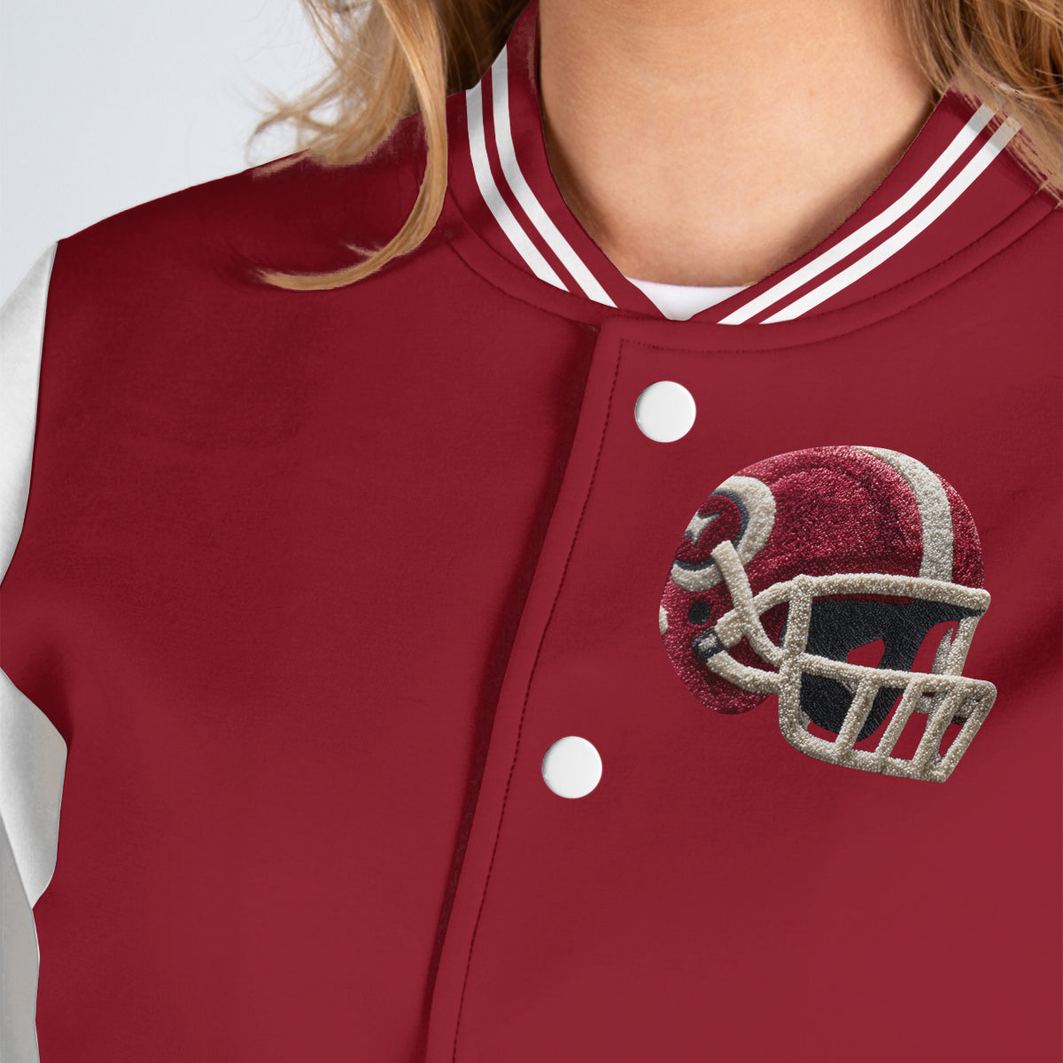 Love Football - Personalized Football Varsity Jacket