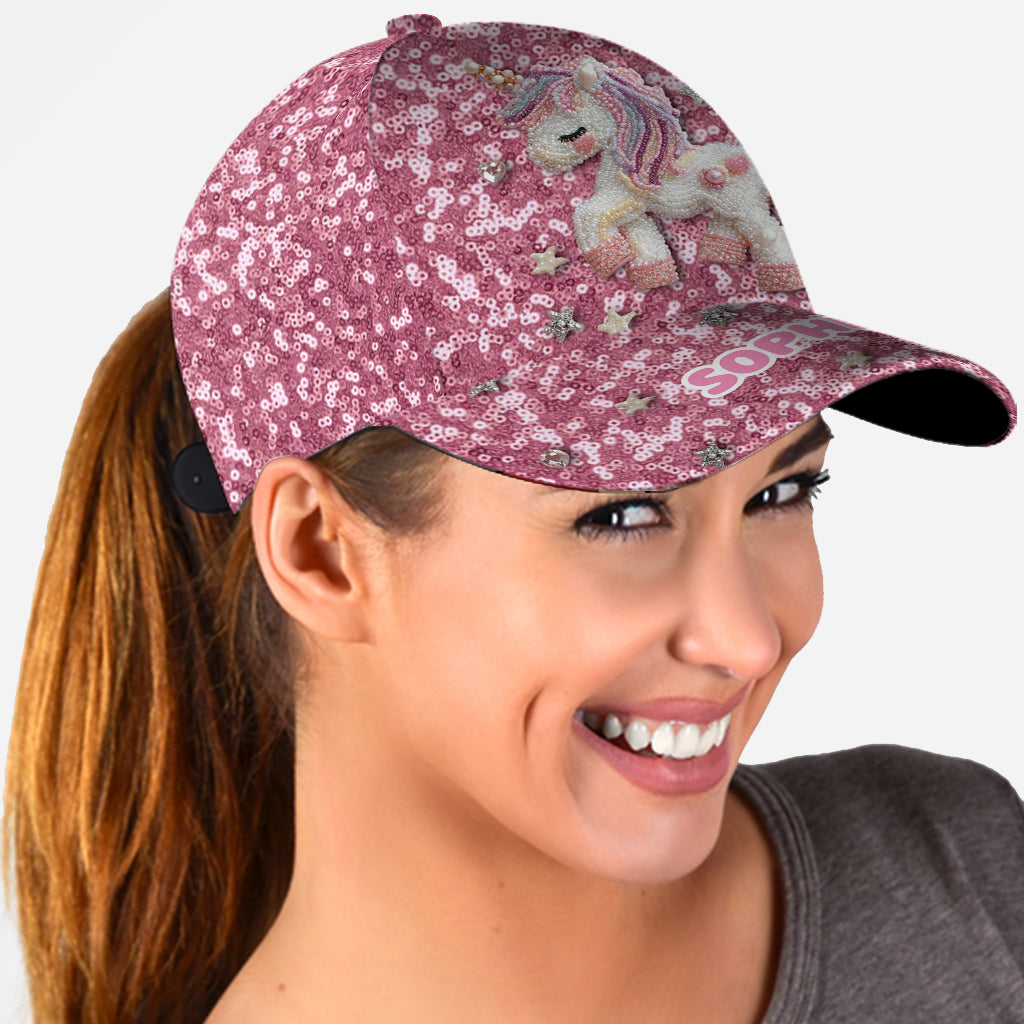 Magischer Einhorntraum – Personalisierte klassische Einhornkappe