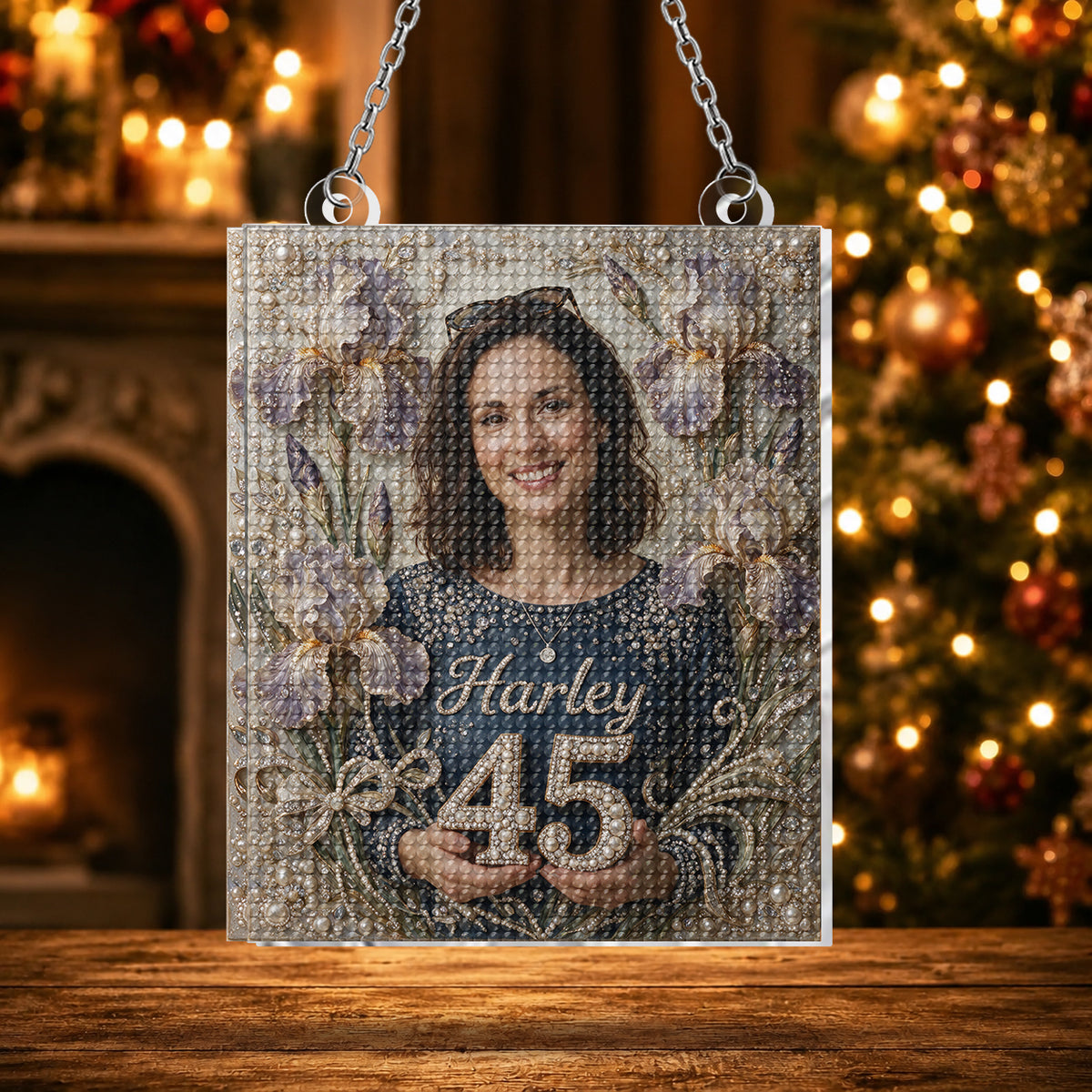 Birthday Gift - Personalized Birthday Diamond Painting Ornament Kit