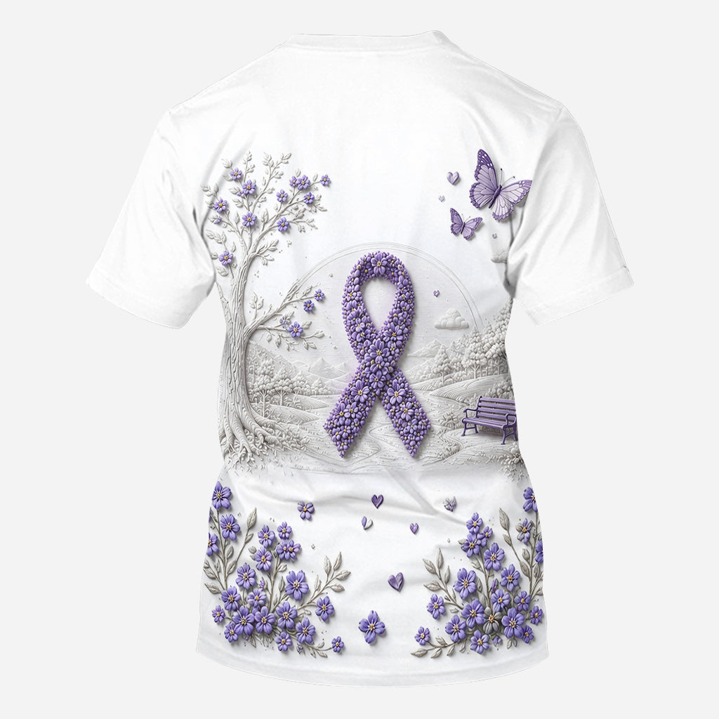 I Will Remember For You Purple - Personalized Alzheimer Awareness All Over Shirt