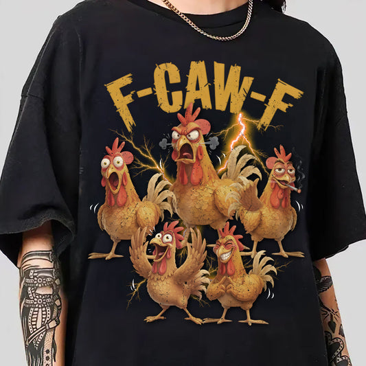 F Caw F Chicken T-Shirt - Hühner-T-Shirt und Hoodie