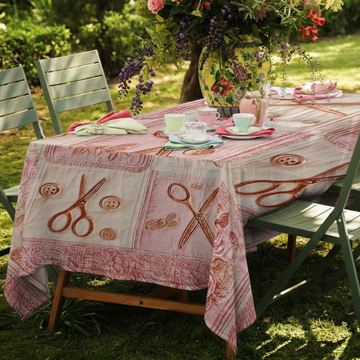 Love Sewing - Personalized Sewing Table Cloth Cover