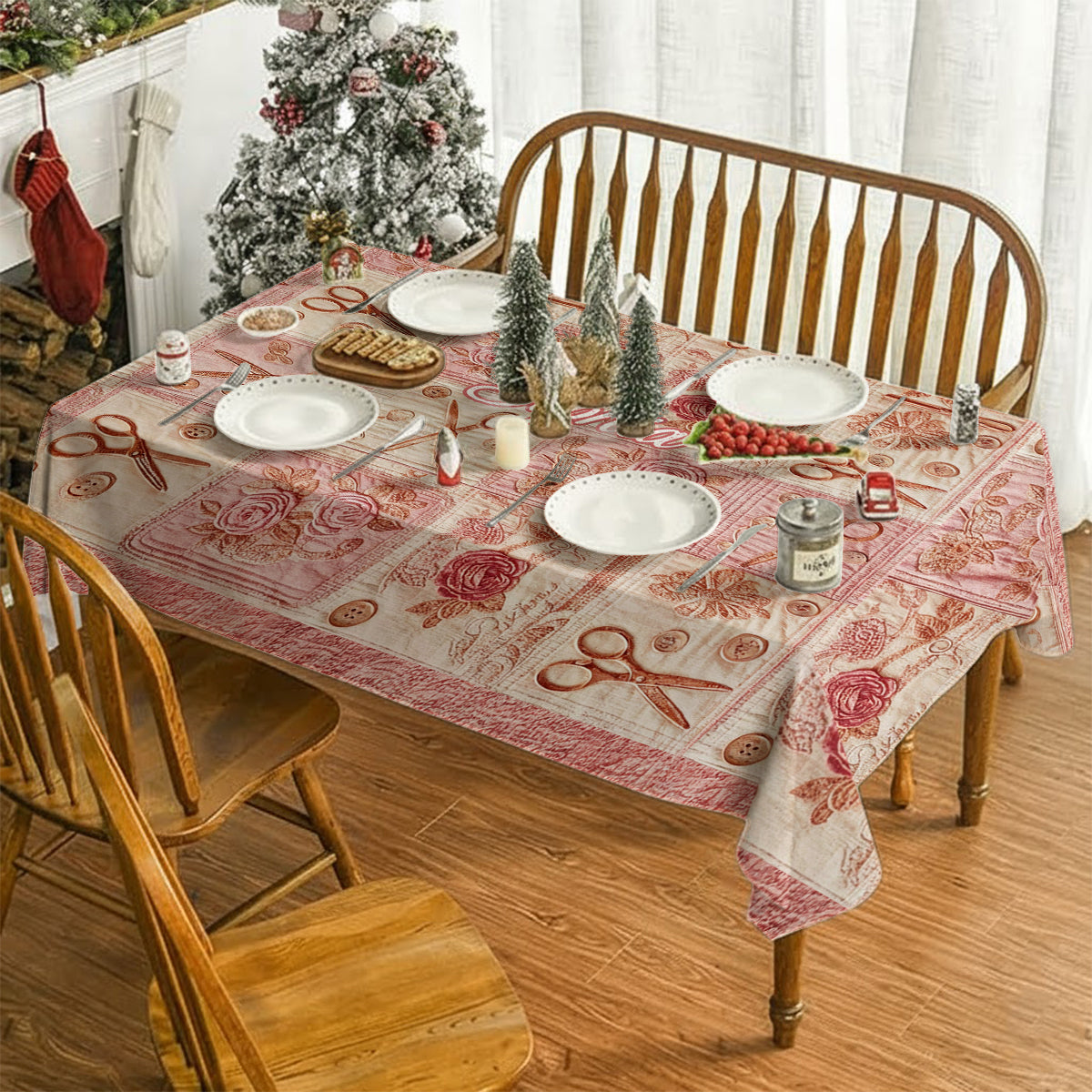 Love Sewing - Personalized Sewing Table Cloth Cover