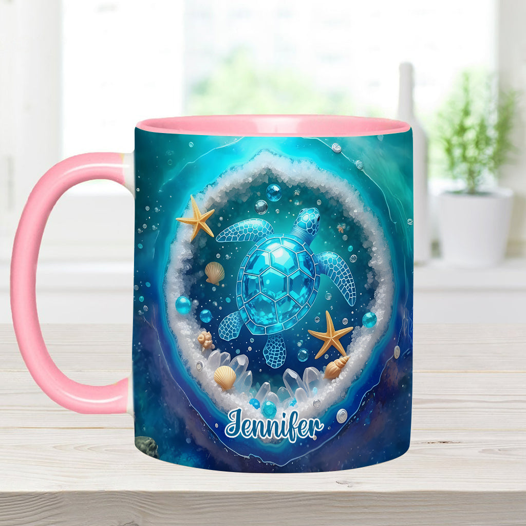Liebe Schildkröte - Personalisierte Tasse mit Schildkrötenmotiv