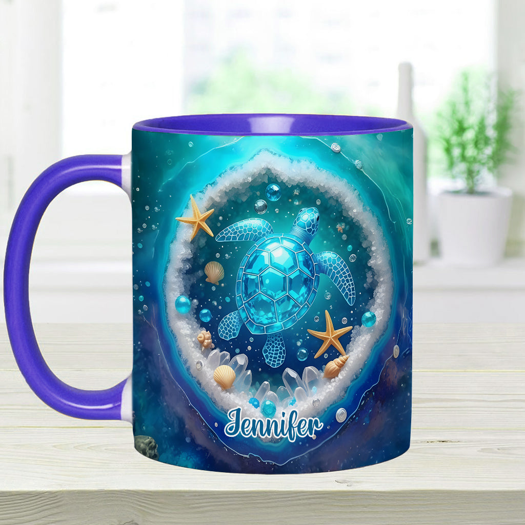 Liebe Schildkröte - Personalisierte Tasse mit Schildkrötenmotiv