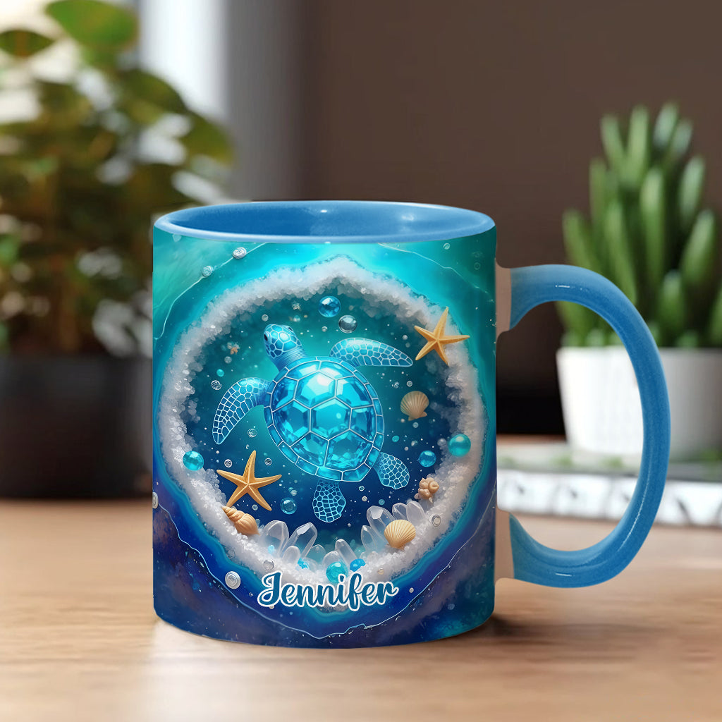 Liebe Schildkröte - Personalisierte Tasse mit Schildkrötenmotiv