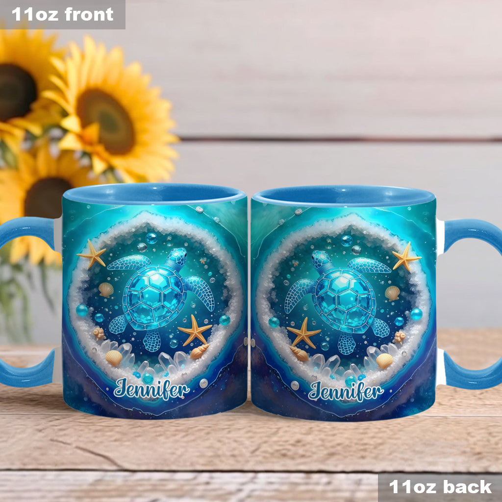 Liebe Schildkröte - Personalisierte Tasse mit Schildkrötenmotiv