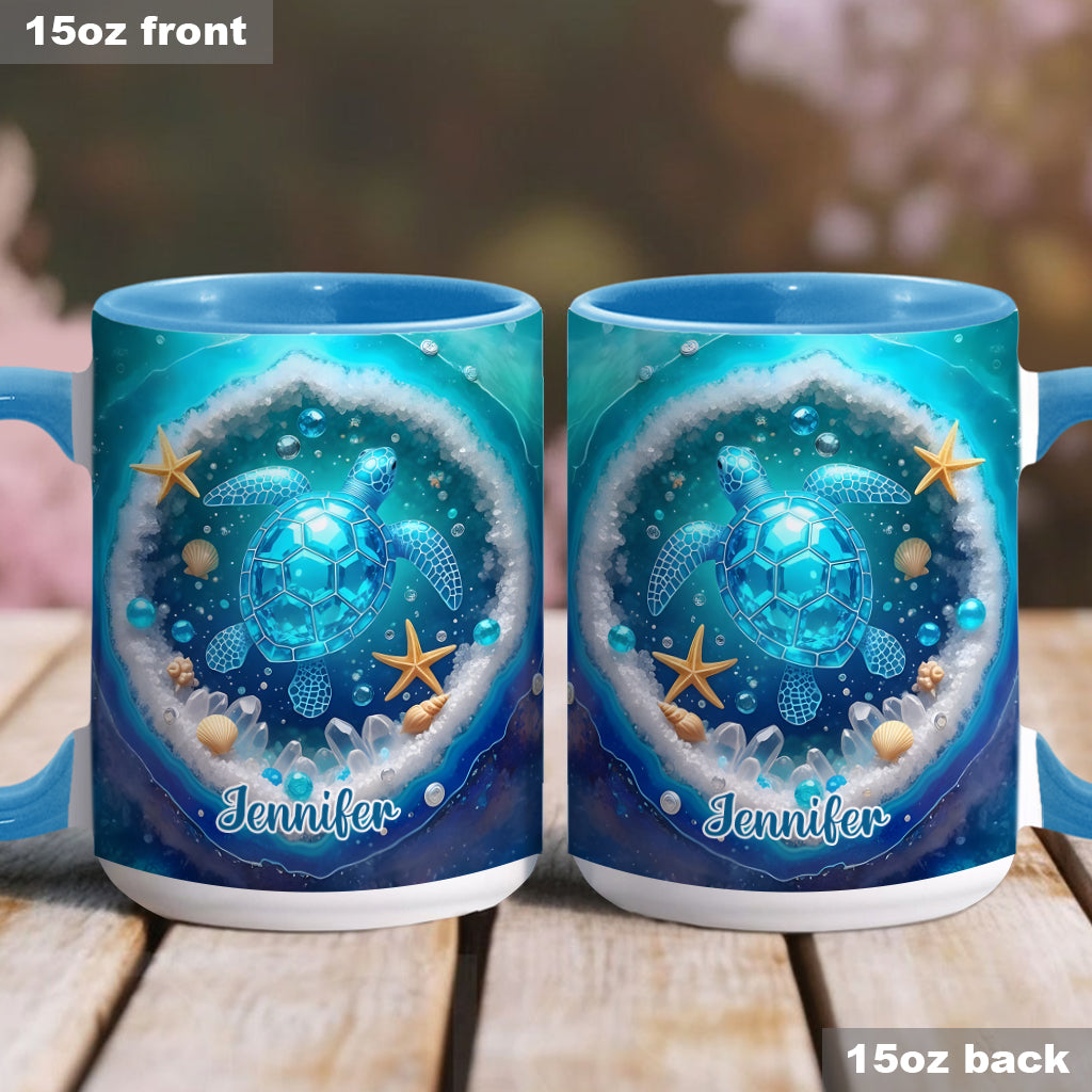 Liebe Schildkröte - Personalisierte Tasse mit Schildkrötenmotiv