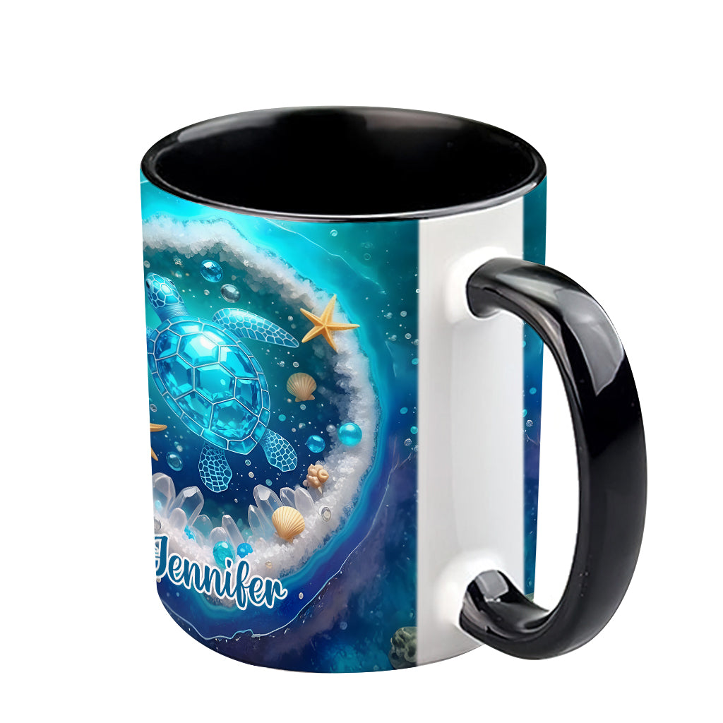 Liebe Schildkröte - Personalisierte Tasse mit Schildkrötenmotiv