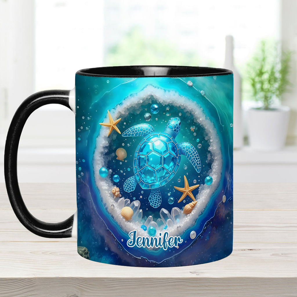 Liebe Schildkröte - Personalisierte Tasse mit Schildkrötenmotiv