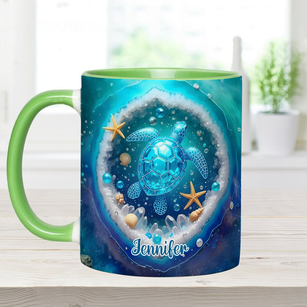 Liebe Schildkröte - Personalisierte Tasse mit Schildkrötenmotiv