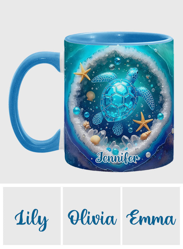 Liebe Schildkröte - Personalisierte Tasse mit Schildkrötenmotiv