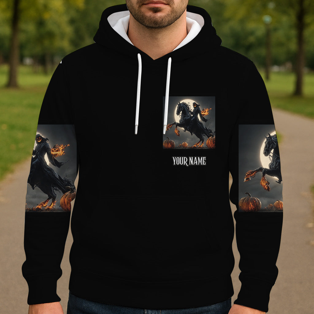 Hallo Dunkelheit – Personalisiertes Totenkopf-Shirt