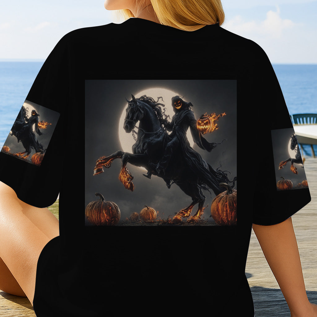 Hallo Dunkelheit – Personalisiertes Totenkopf-Shirt