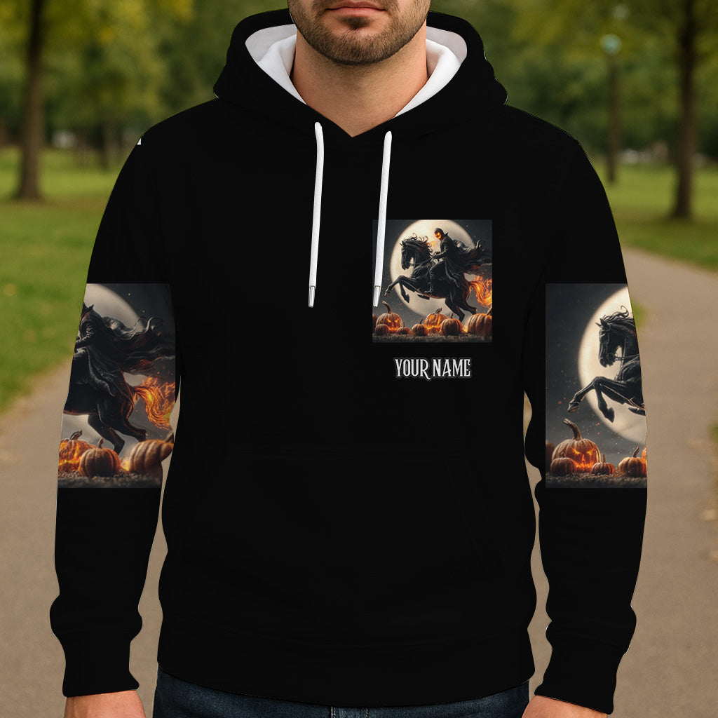 Hallo Dunkelheit – Personalisiertes Totenkopf-Shirt