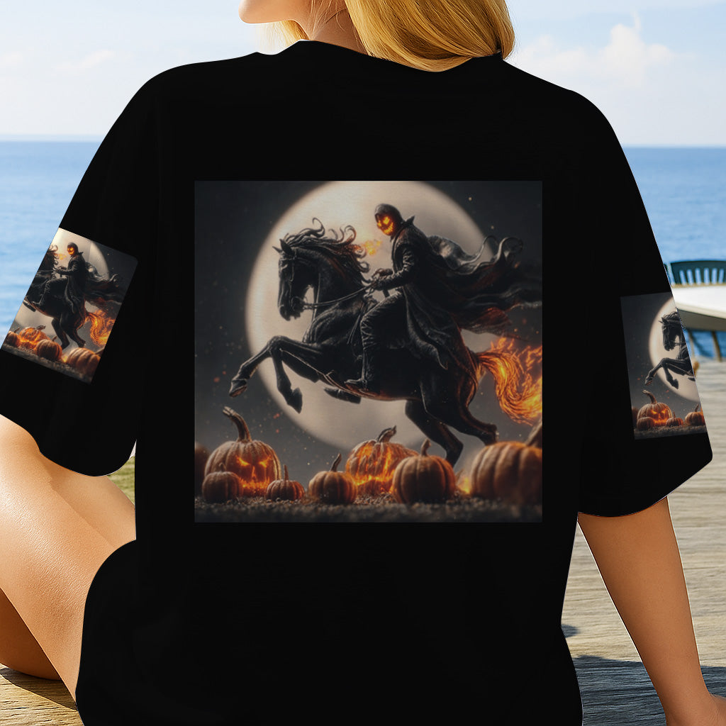 Hallo Dunkelheit – Personalisiertes Totenkopf-Shirt