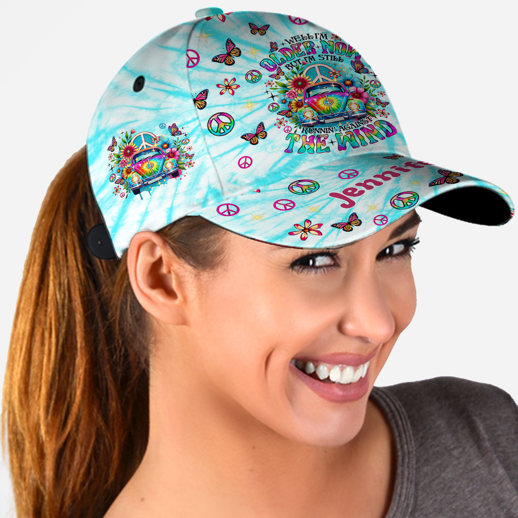 Gegen den Wind laufen – Personalisierte Hippie-Klassiker-Kappe
