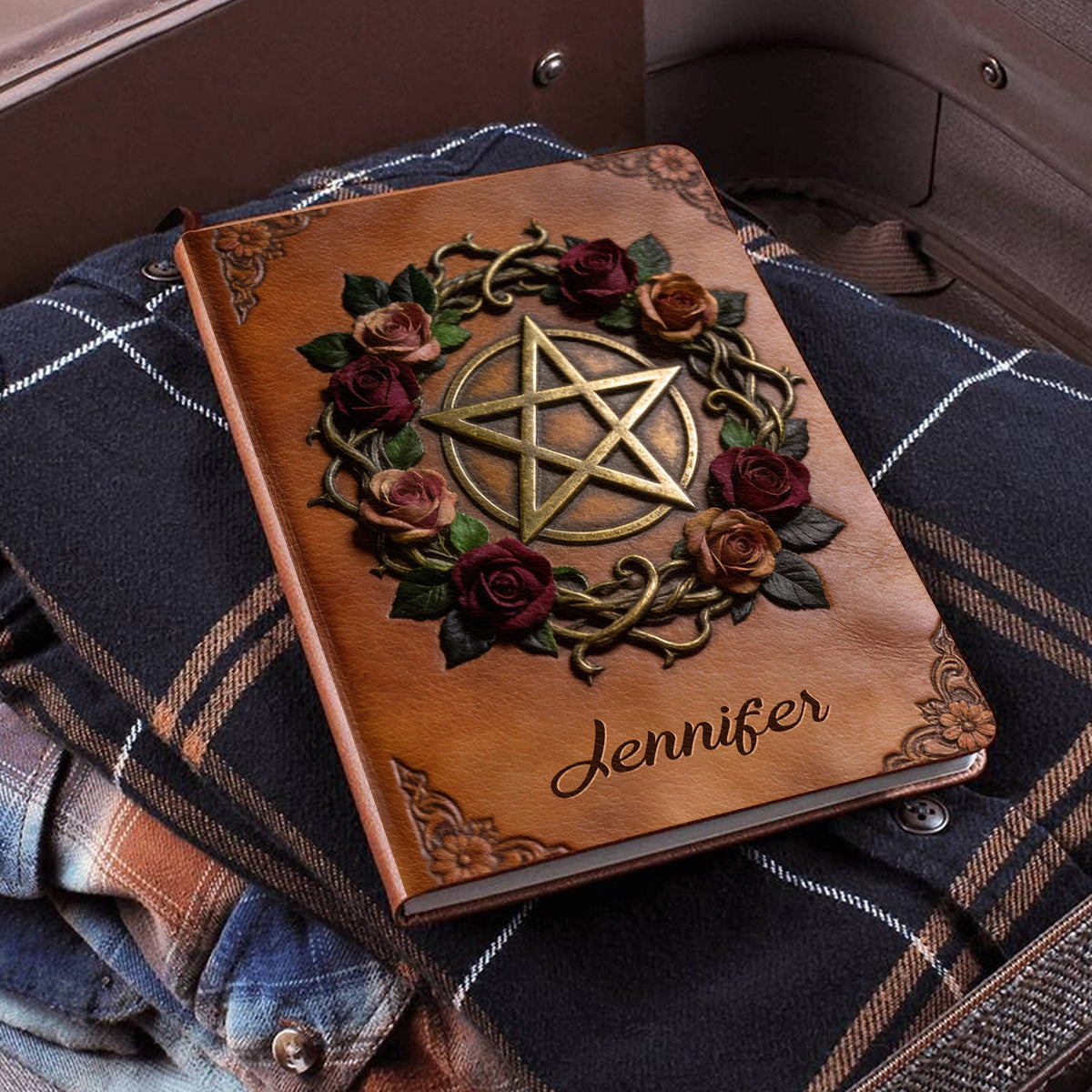 Magic Journal - Personalized Witch Leather Journal