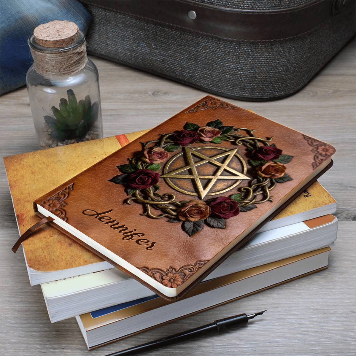 Magic Journal - Personalized Witch Leather Journal