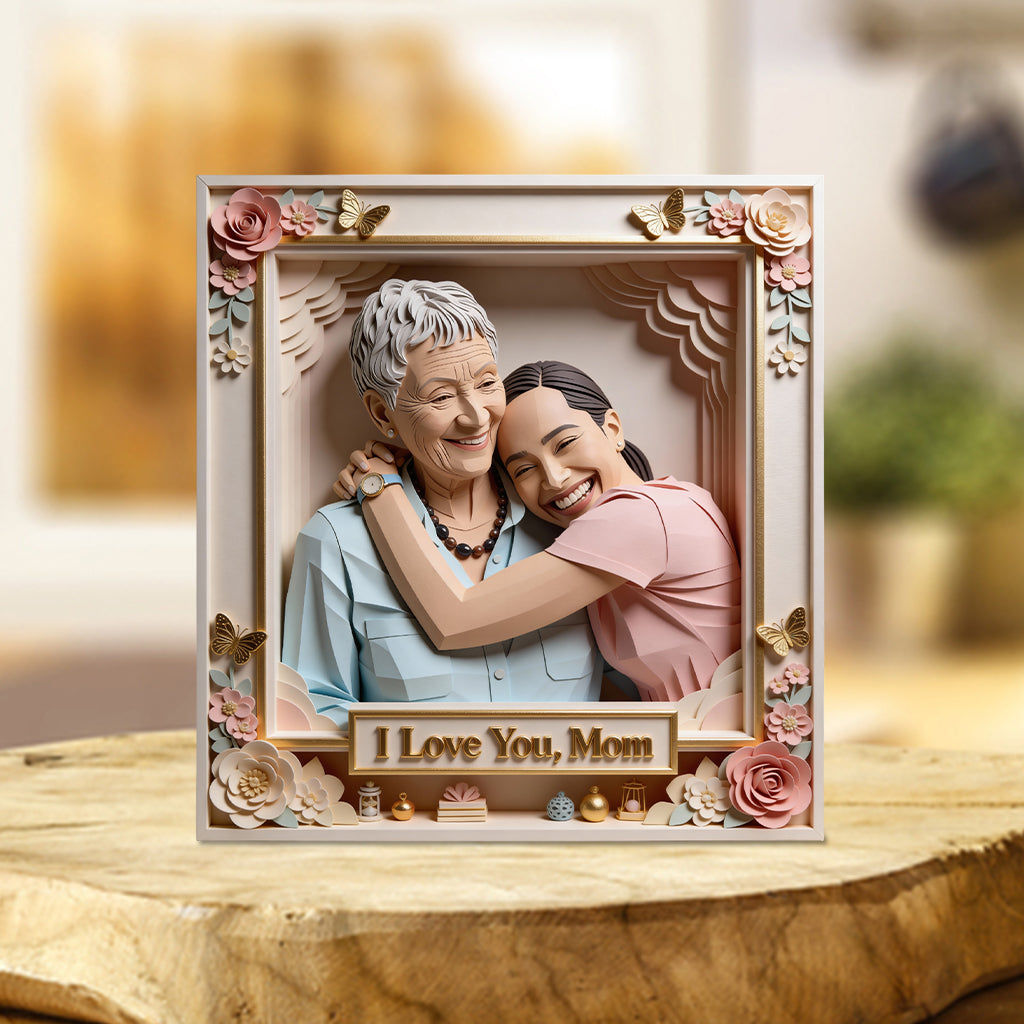 Liebe Mama, Liebe Oma – Personalisierte Acrylplakette in individueller Form für die Mutter