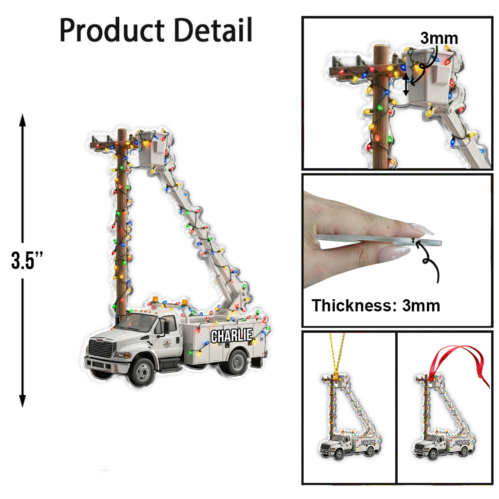 Licht anlassen – Personalisierter Elektriker-Anhänger