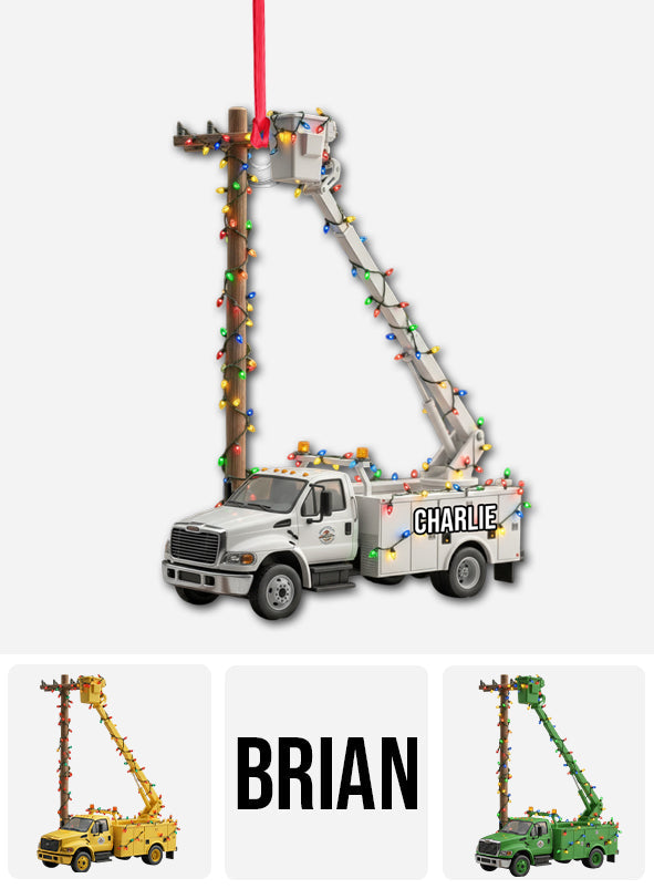 Licht anlassen – Personalisierter Elektriker-Anhänger