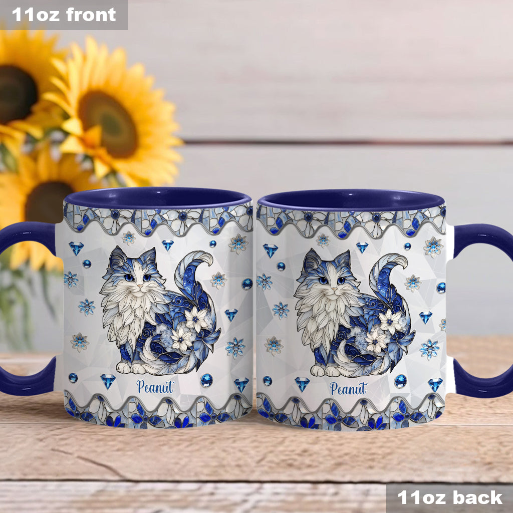 Niedliche Katze – personalisierte Tasse mit Katzenmotiv