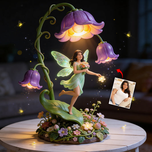 Selbstliebe Geschenk, Geschenk für Frauen - Personalisierte Blumenliebhaber Acryl LED Nachtlicht