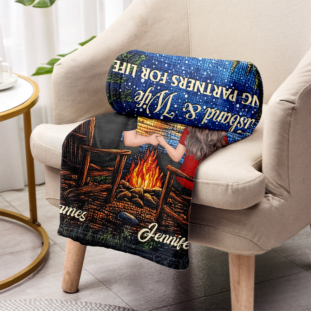 Happy Campers – Personalisierte Campingdecke