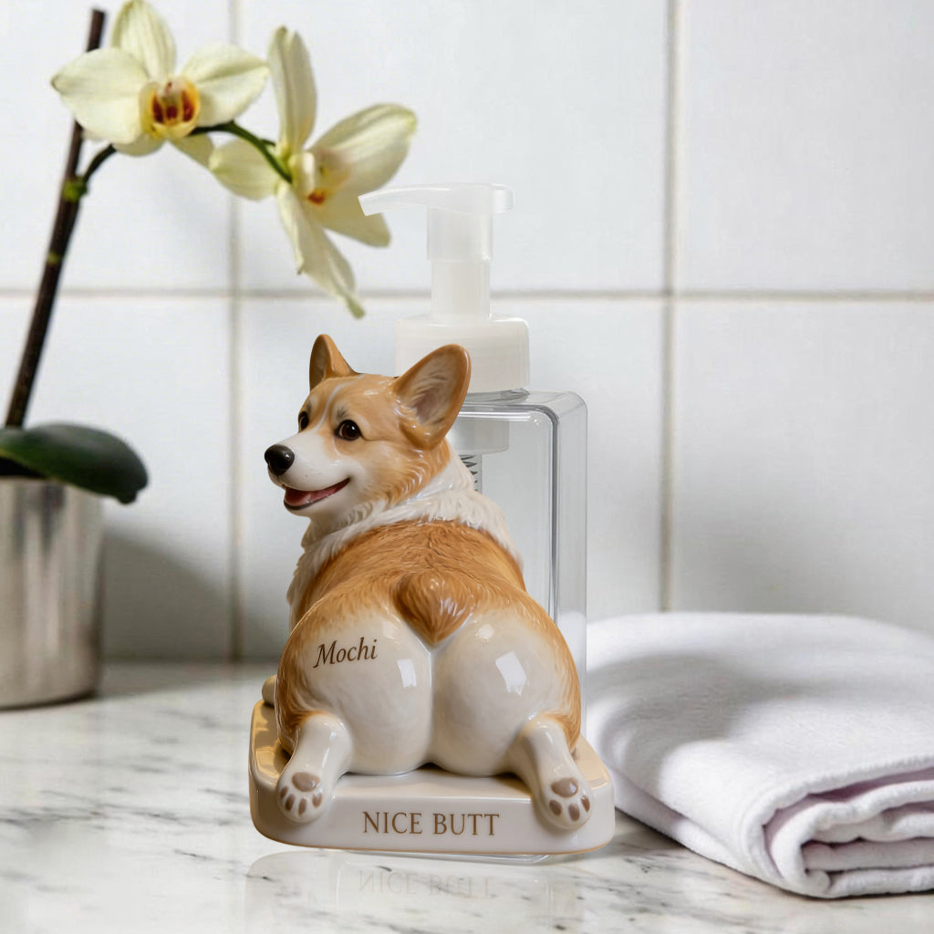 Schöner Hintern - Personalisierter Hundepumpenspender