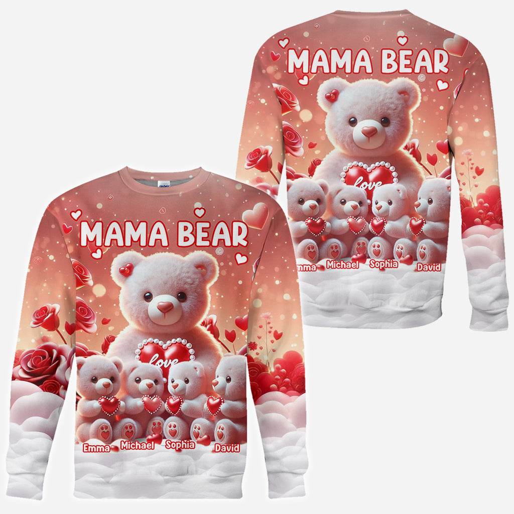 Mama Bär - Personalisiertes Oma-Shirt