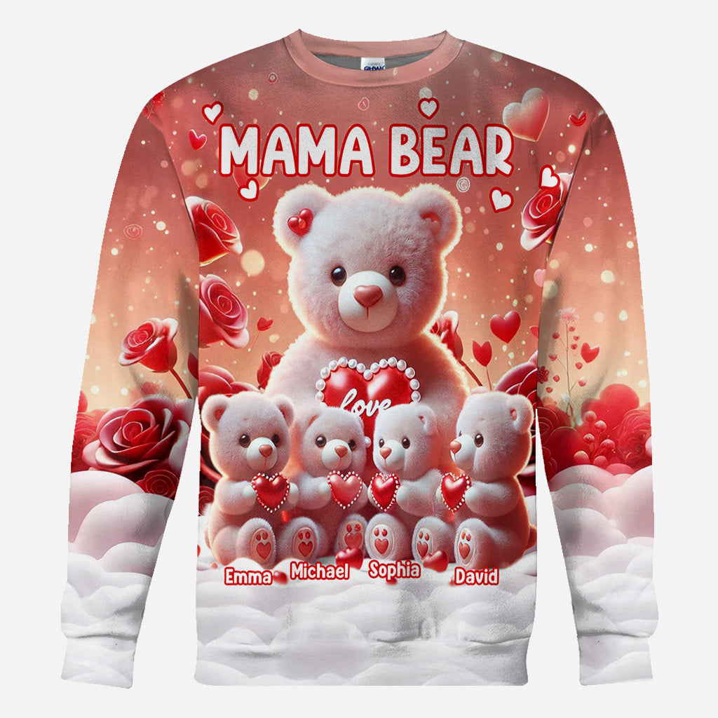 Mama Bär - Personalisiertes Oma-Shirt