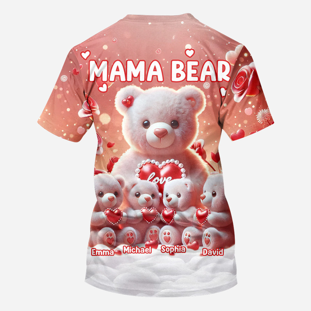 Mama Bär - Personalisiertes Oma-Shirt