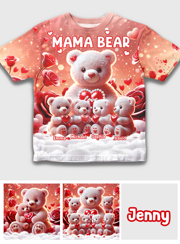 Mama Bär - Personalisiertes Oma-Shirt