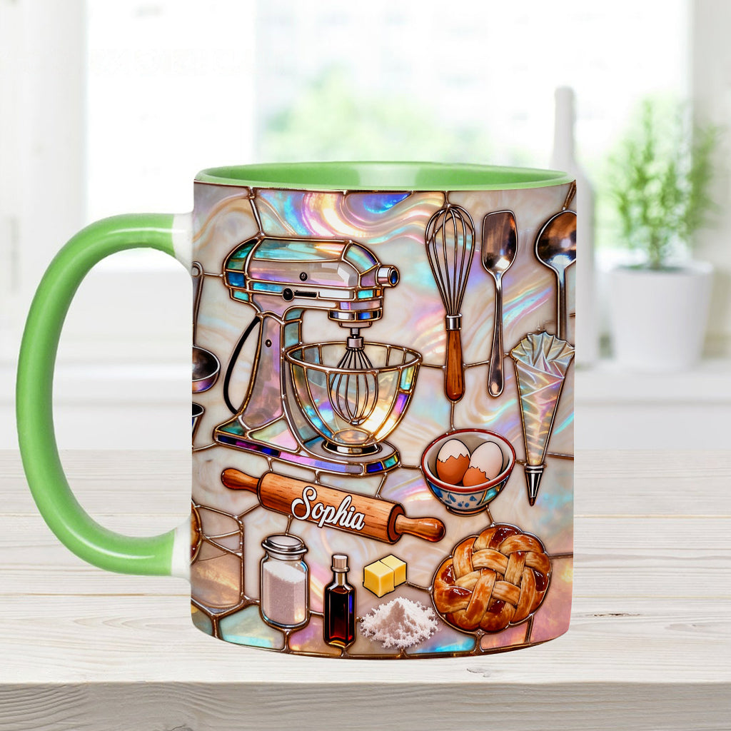 Love Baking - Personalized Baking Accent Mug & Coaster