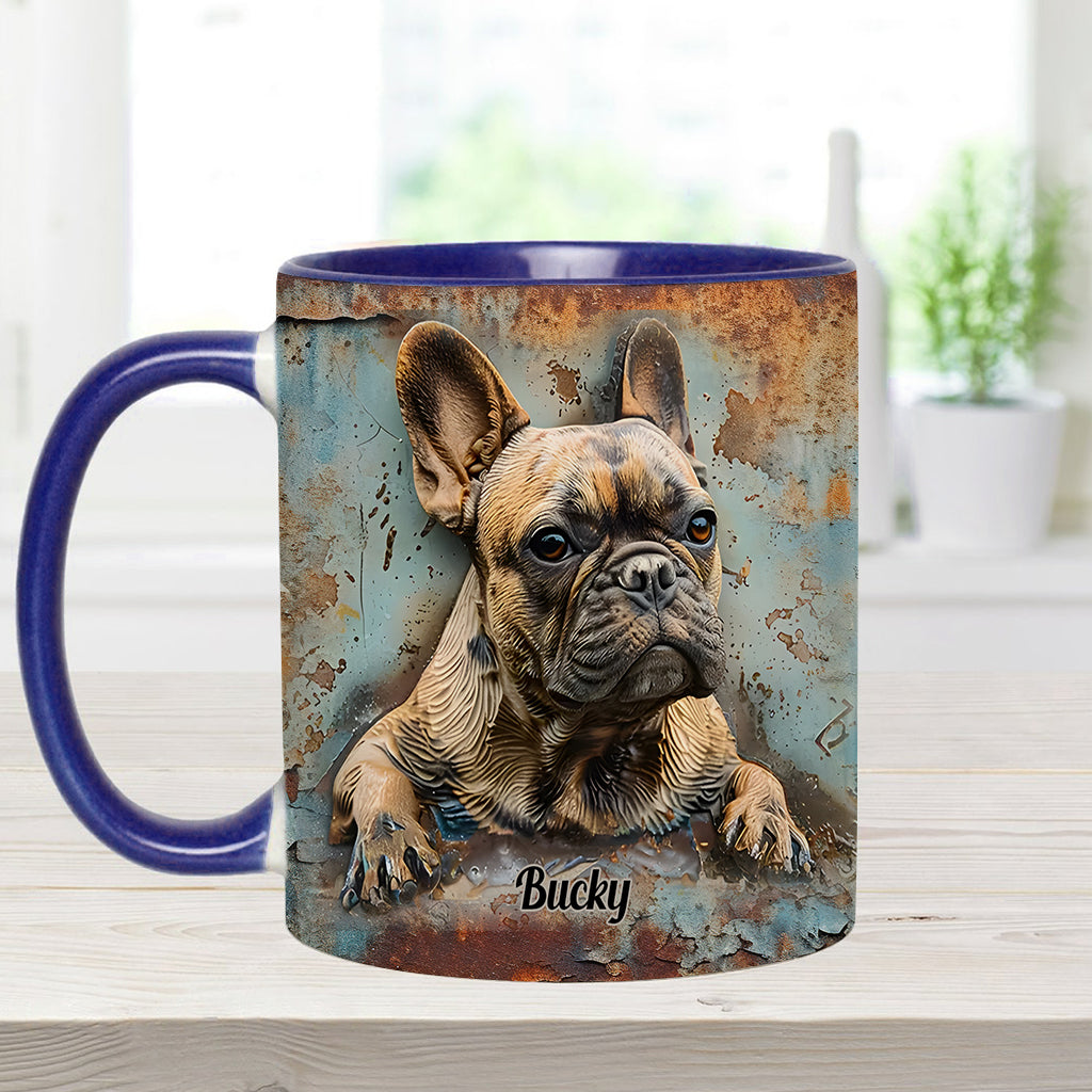 French Bulldog - Personalized French Bulldog Accent Mug