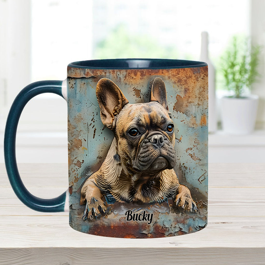 French Bulldog - Personalized French Bulldog Accent Mug