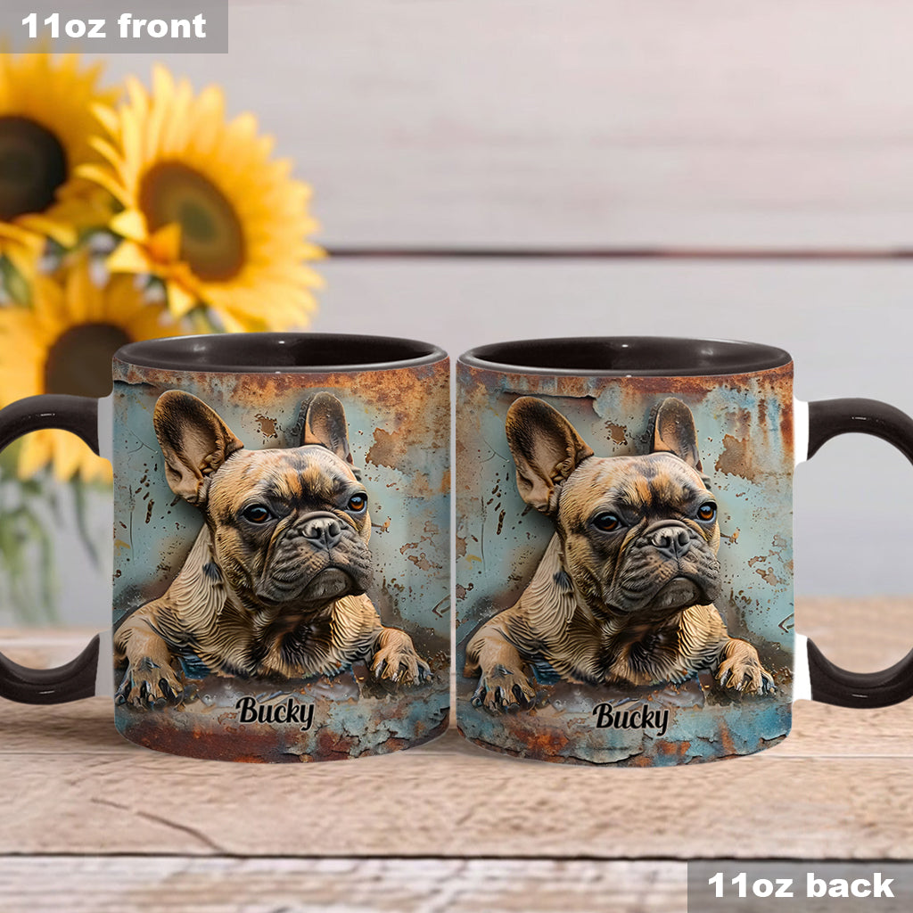 French Bulldog - Personalized French Bulldog Accent Mug
