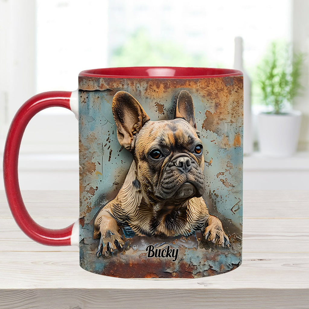 French Bulldog - Personalized French Bulldog Accent Mug