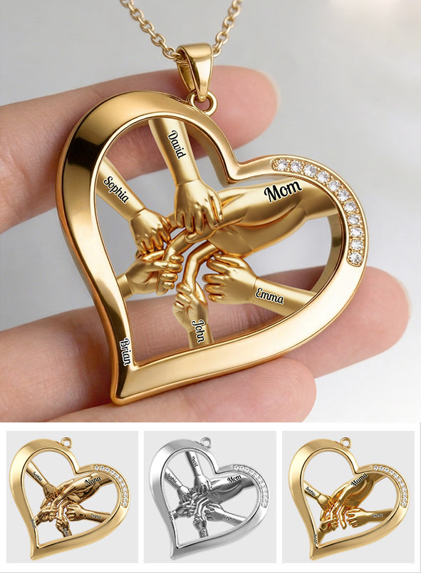 Custom Any Photo, Best Mom, Grandma Ever - Personalized Mother Shaped Metal Pendant Necklace