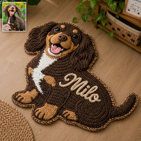 Cute Pet - Personalized Dog Non-Slip Tufted Rug