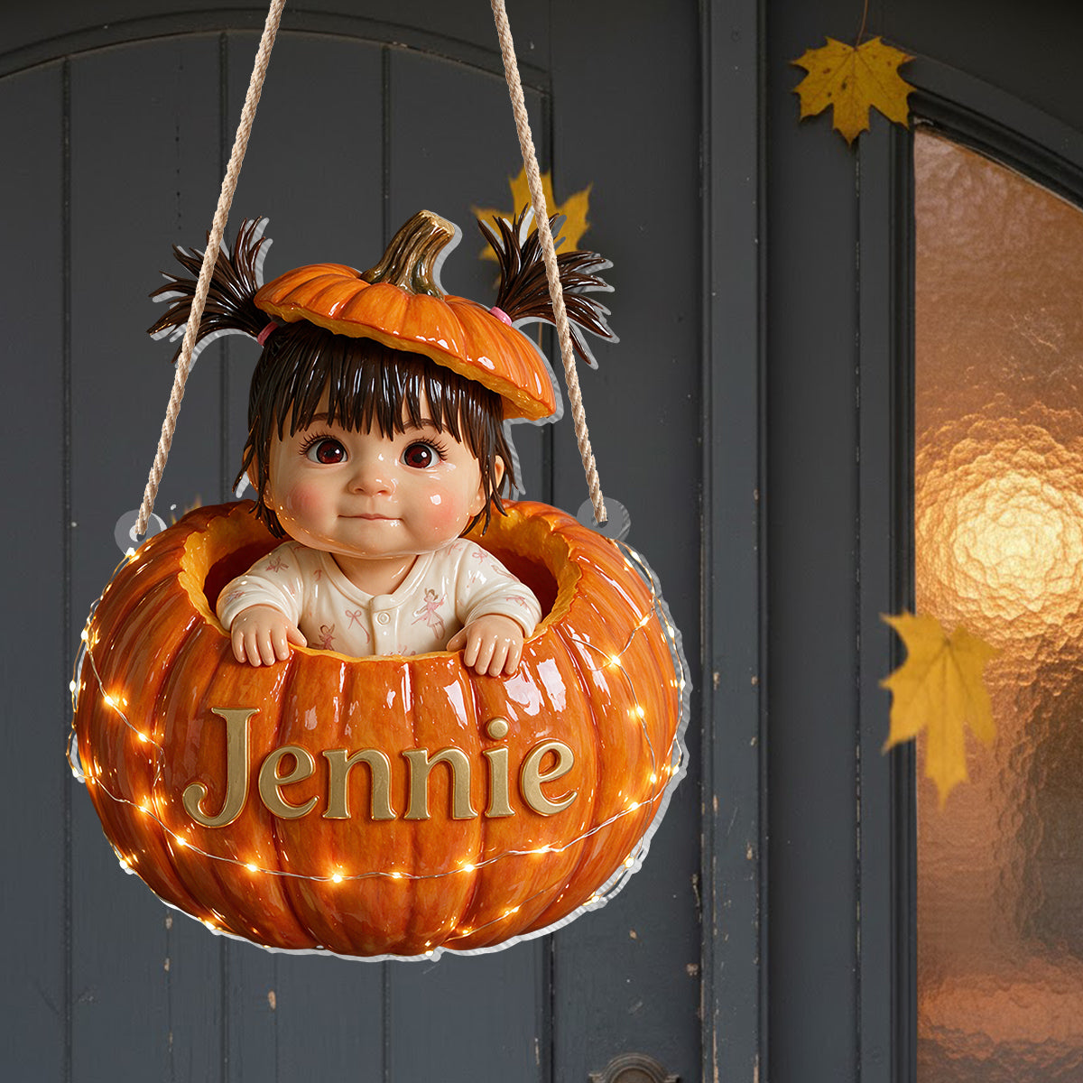 Little Pumpkin - Personalized Kid LED Light Acrylic Sign