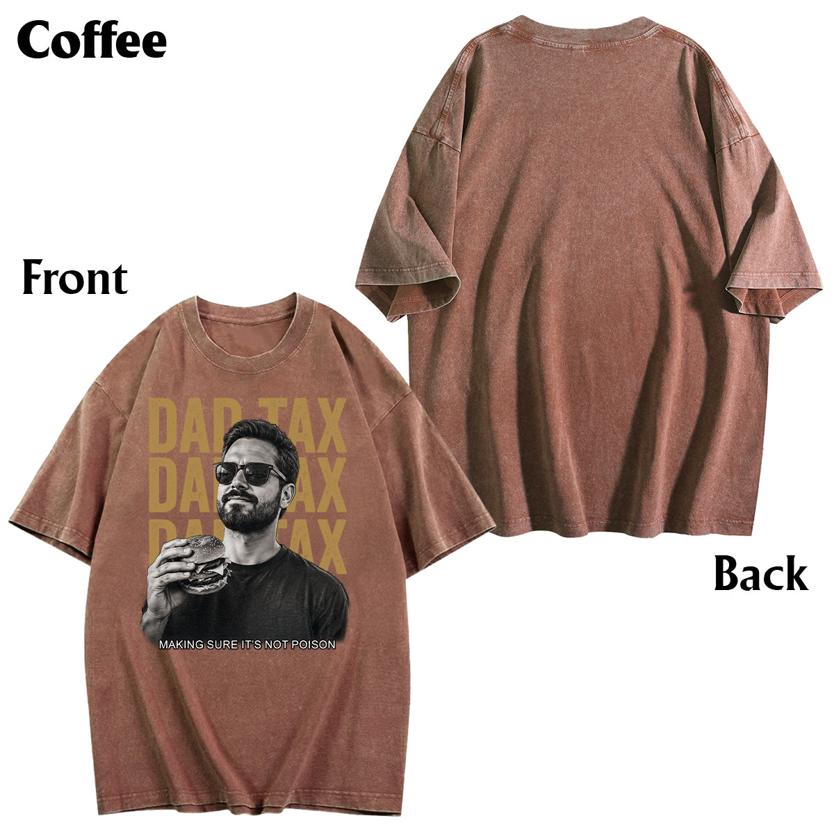 Papa Steuer Wenn Ich Kaufe, Versuche Ich Sicherzustellen, Dass Es Nicht Ist - Personalisierte Vater Wasch T-Shirt