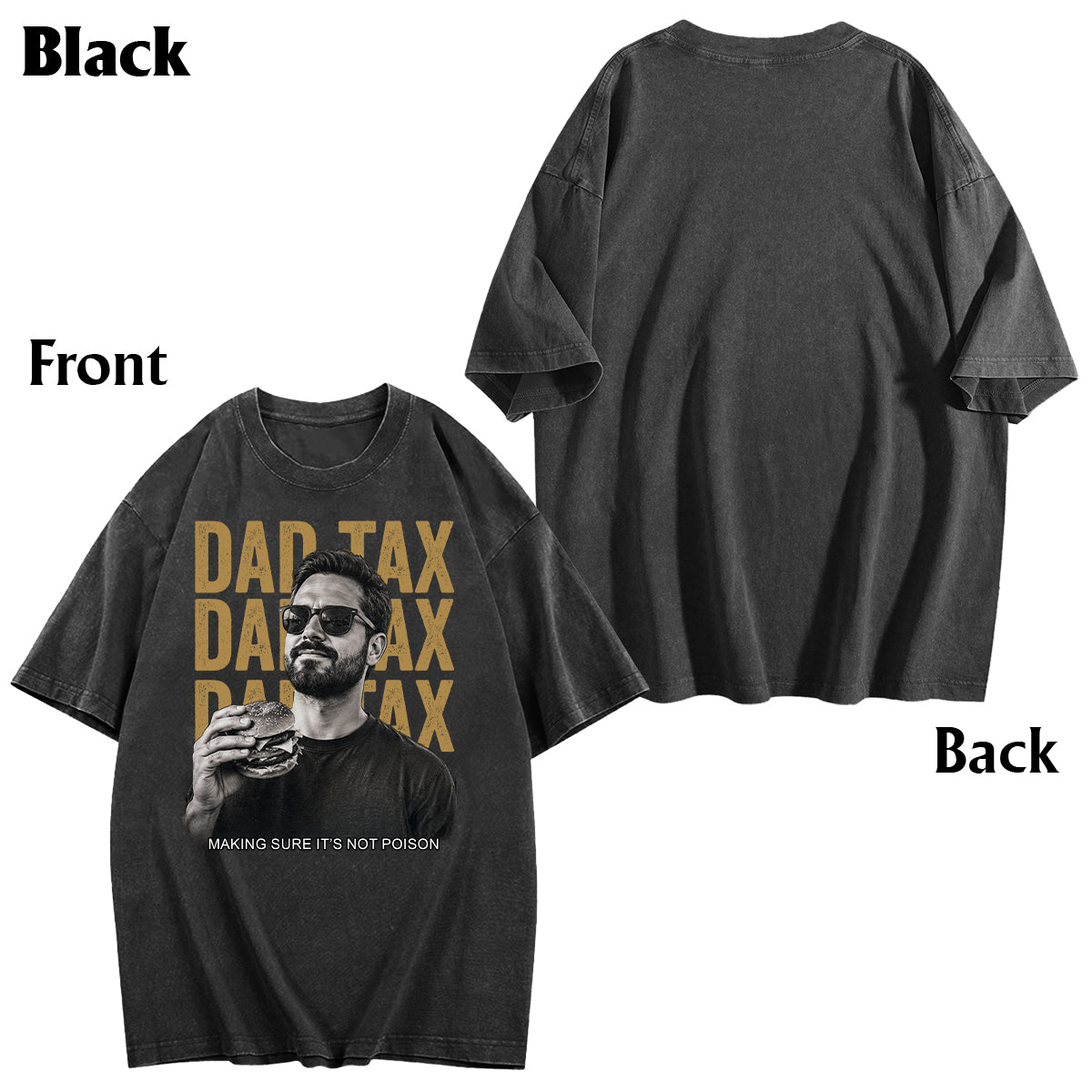 Papa Steuer Wenn Ich Kaufe, Versuche Ich Sicherzustellen, Dass Es Nicht Ist - Personalisierte Vater Wasch T-Shirt