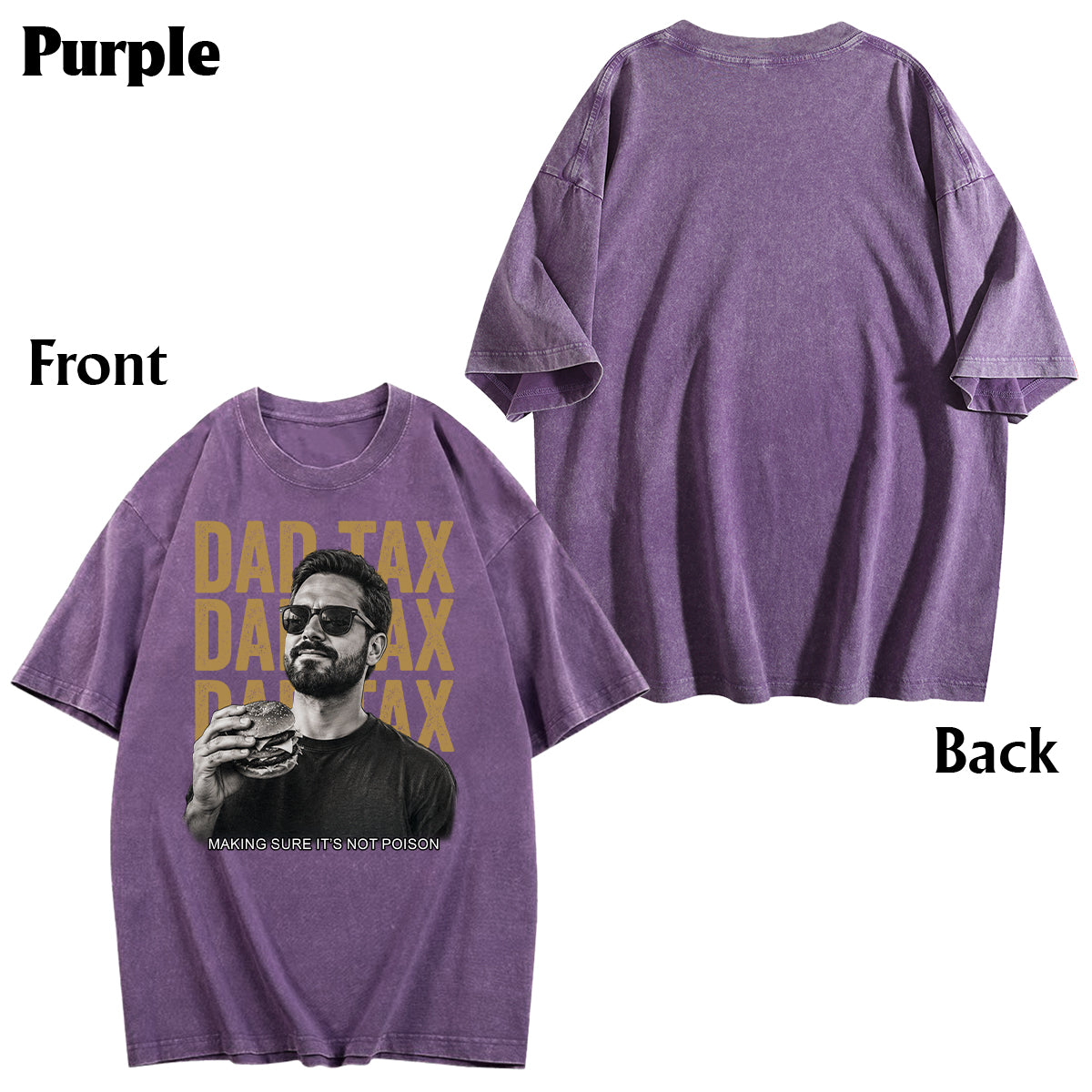 Papa Steuer Wenn Ich Kaufe, Versuche Ich Sicherzustellen, Dass Es Nicht Ist - Personalisierte Vater Wasch T-Shirt