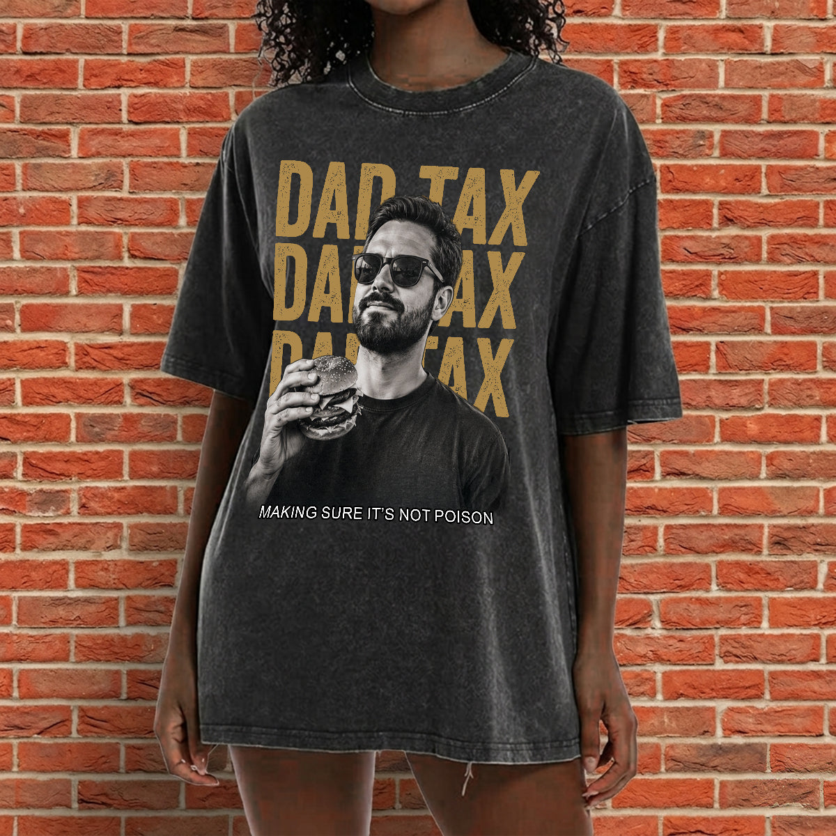 Papa Steuer Wenn Ich Kaufe, Versuche Ich Sicherzustellen, Dass Es Nicht Ist - Personalisierte Vater Wasch T-Shirt