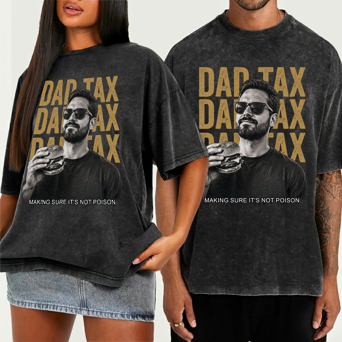 Papa Steuer Wenn Ich Kaufe, Versuche Ich Sicherzustellen, Dass Es Nicht Ist - Personalisierte Vater Wasch T-Shirt