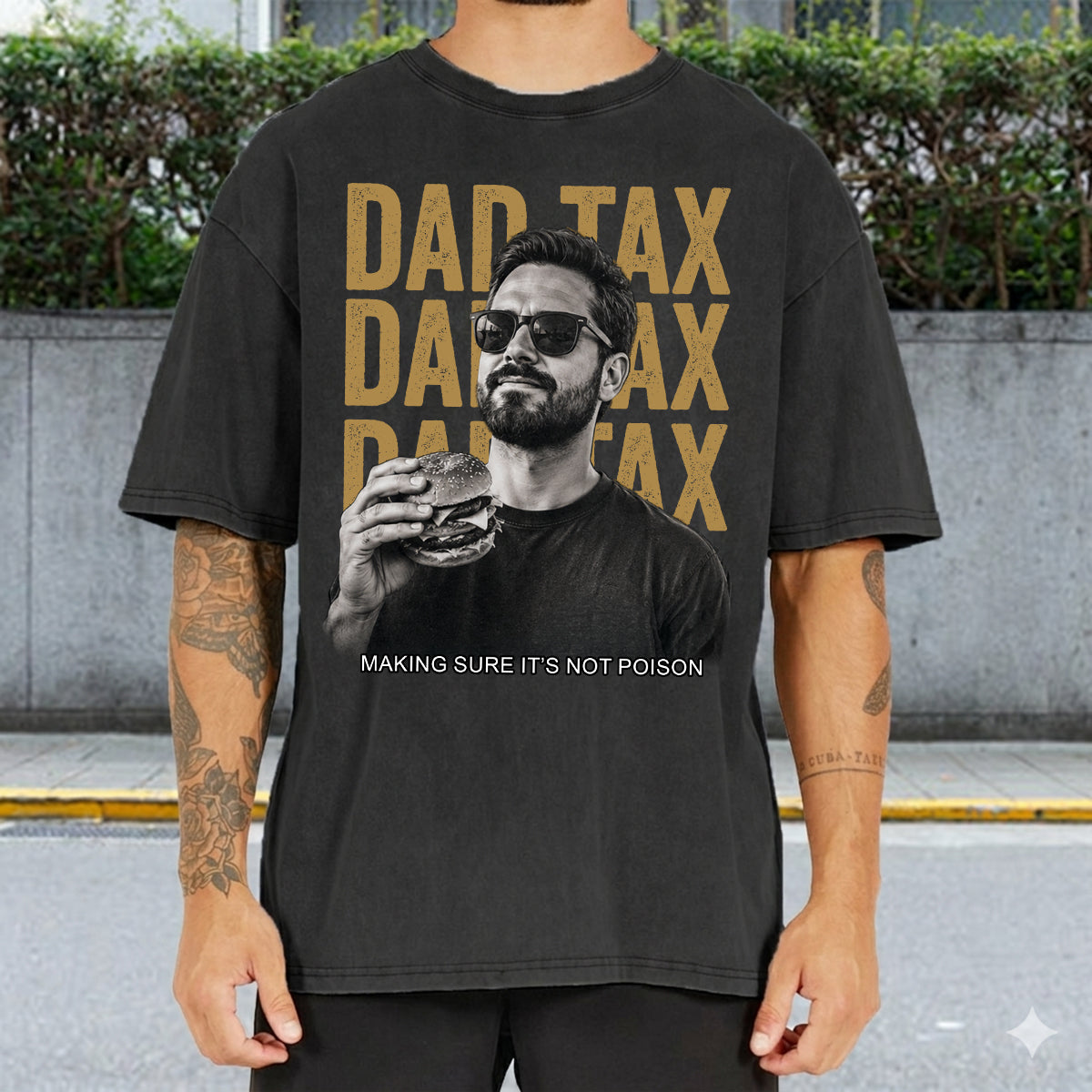 Papa Steuer Wenn Ich Kaufe, Versuche Ich Sicherzustellen, Dass Es Nicht Ist - Personalisierte Vater Wasch T-Shirt